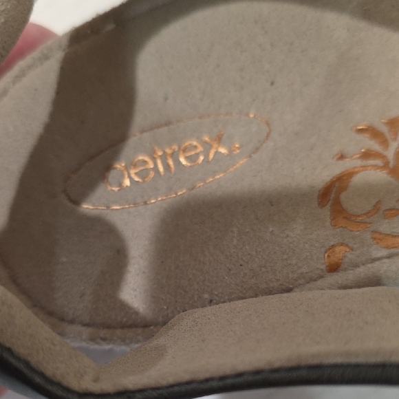 Aetrex Jillian Women's Braided Strap Sandals - Black Size 9.5 - Picture 6 of 8